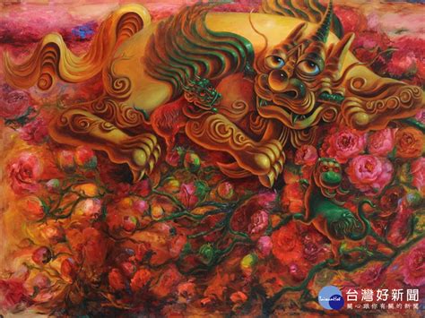 貔貅畫|王曉青貔貅家族油畫展 桃園首展 – 指傳媒